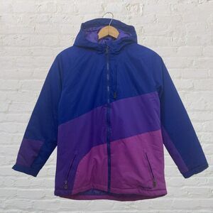 Arctix Kids Frost Jacket XL 16-18 Insulated Colorblock Blue Purple Pink